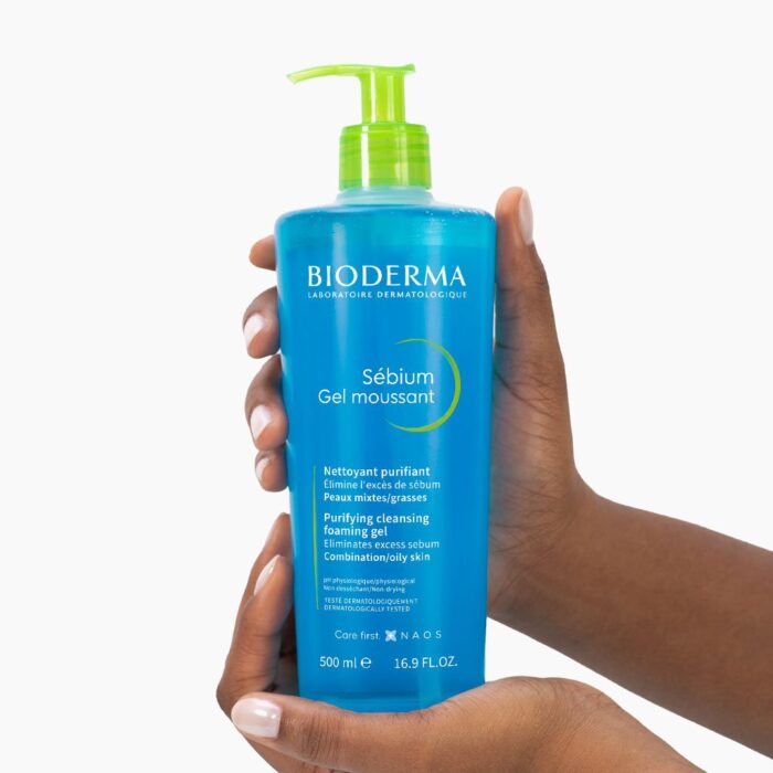 Bioderma Sebium Gel Moussant Purifying Cleansing Foaming Gel 500ml