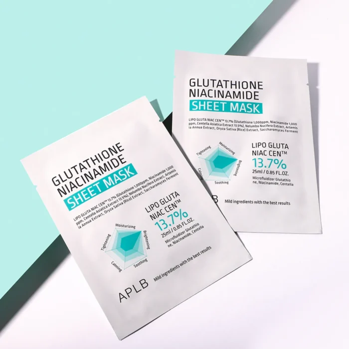 APLB Glutathione Niacinamide Sheet Mask (1 piece)
