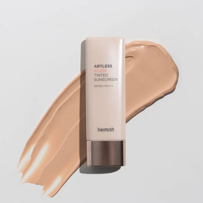 Heimish Artless Glow Tinted Sunscreen Shine Beige SPF50+ PA+++ 40ml - Image 2