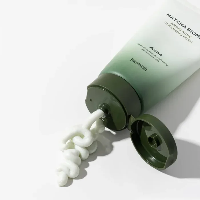 Heimish Matcha Biome Amino Acne Cleansing Foam 150ml - Image 2