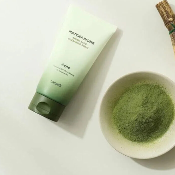 Heimish Matcha Biome Amino Acne Cleansing Foam 30ml - Image 2
