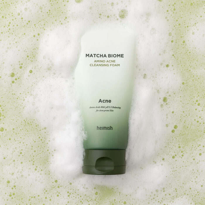 Heimish Matcha Biome Amino Acne Cleansing Foam 30ml - Image 3