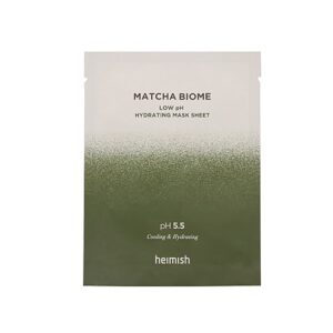 Heimish Matcha Biome Low pH Hydrating Mask Sheet 30ml