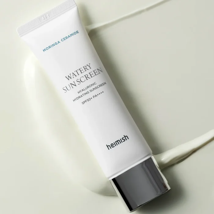 Heimish Moringa Ceramide Hyaluronic Acid Hydrating Watery Sunscreen 50ml - Image 2