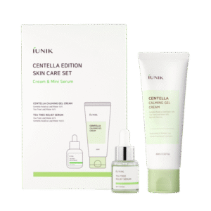 Iunik Centella Edition Skincare Set(60ML Gel Cream+15ML Serum)