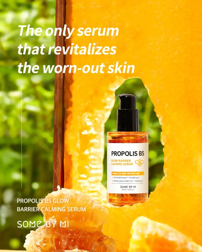 SOME BY MI Propolis B5 Glow Barrier Calming Serum 50ml - Image 2