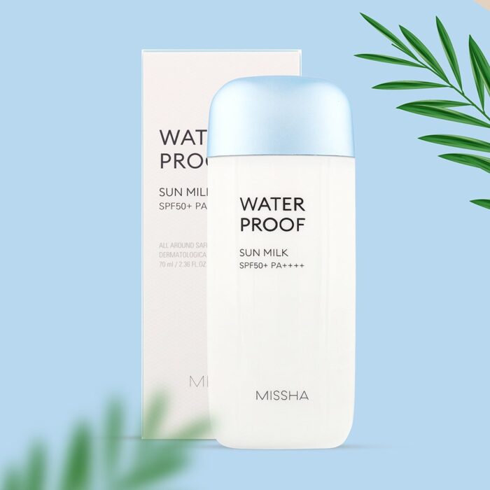 Missha All Around Safe Block Waterproof Sun Milk SPF50+/PA+++ (70ml) - Image 2