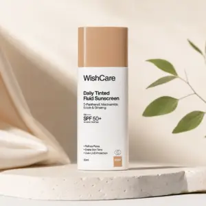 Wishcare Daily Tinted Fluid Sunscreen 50ml – Shade M203