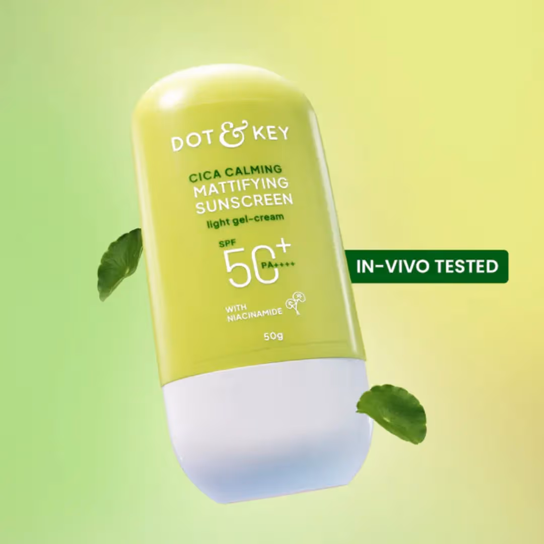 Dot & Key CICA Calming Mattifying Sunscreen SPF 50 PA++++ 50gm - Image 2