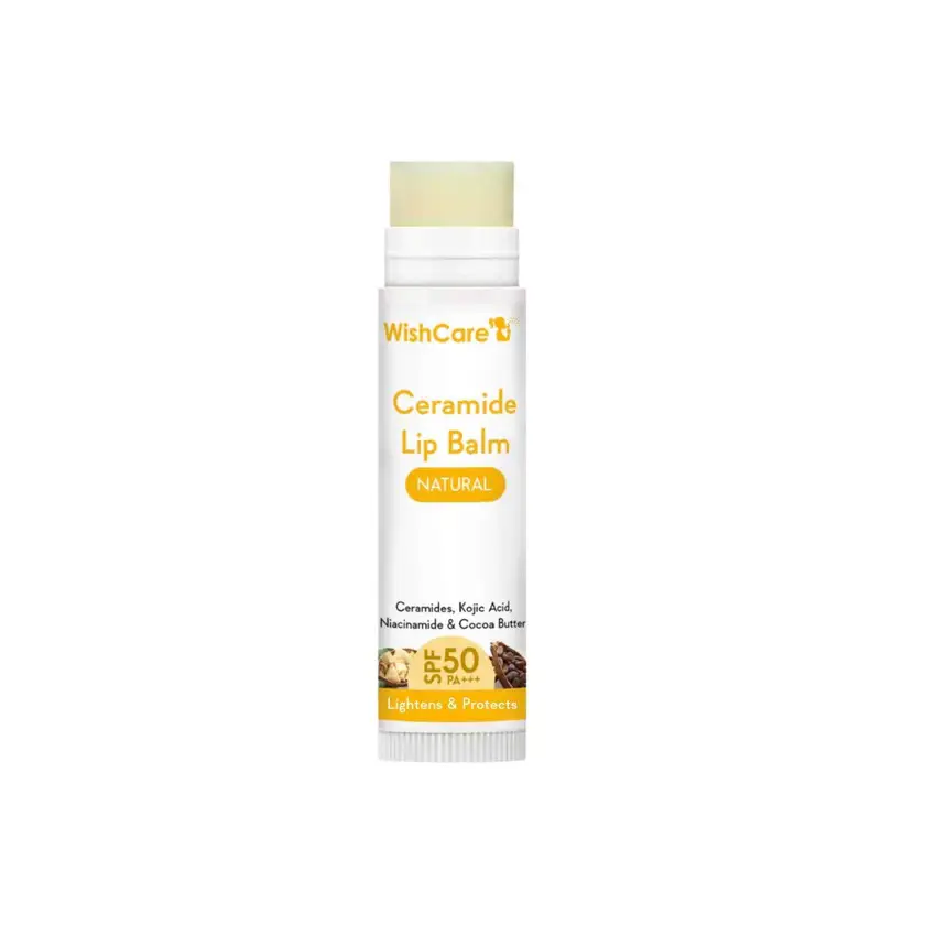 WishCare Ceramide Lip Balm with SPF 50 PA+++ (Natural) (5gm)